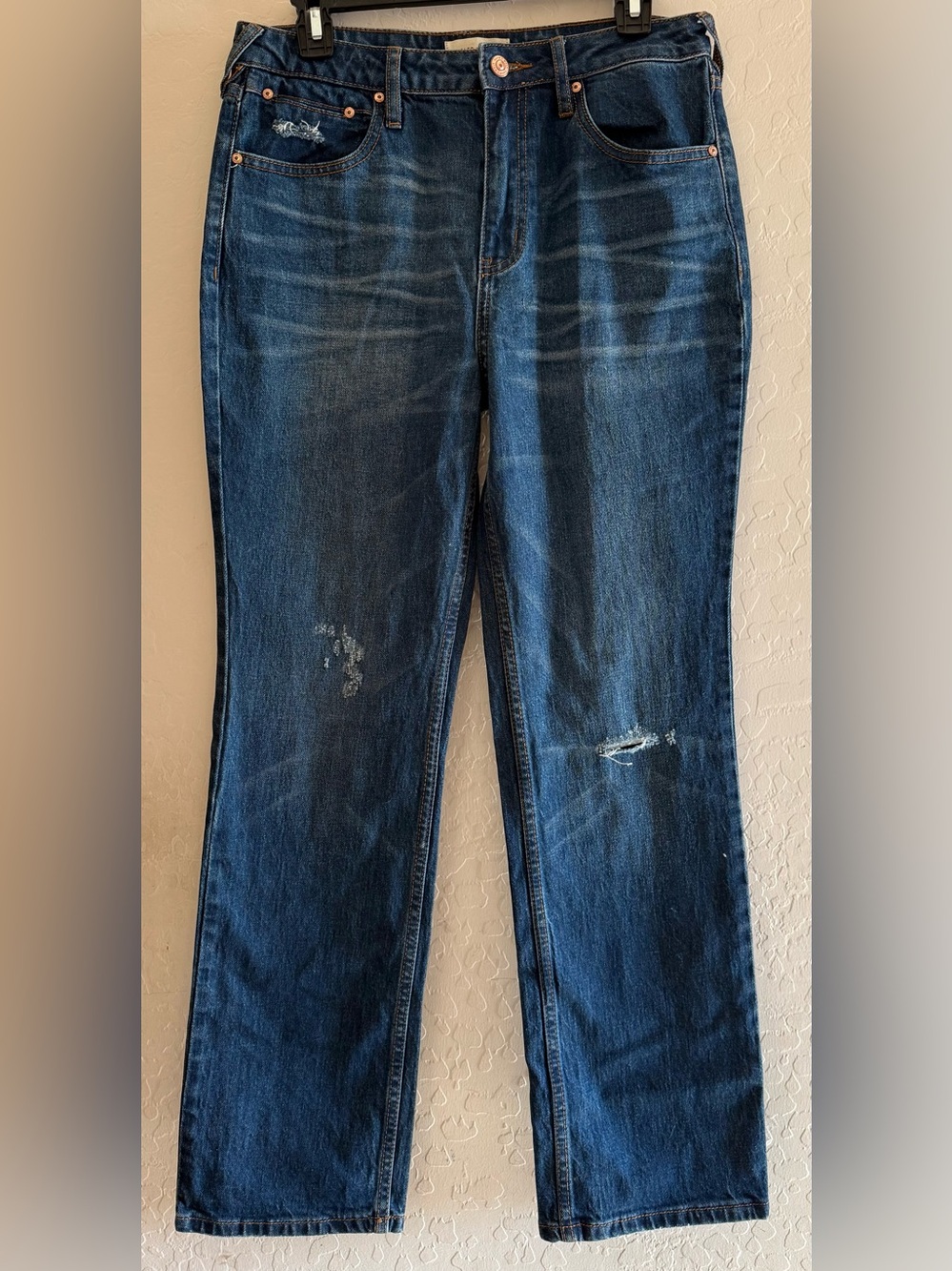 Cleo + Wolf, W30 L30, high rise straight leg jeans